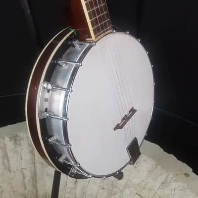 1970s Unbranded 5-String Banjo Made in Japan with Gig Bag image 4