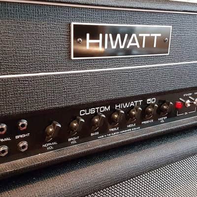 Hiwatt DR504 Custom 50 + 212 cabinet w/flight cases image 1