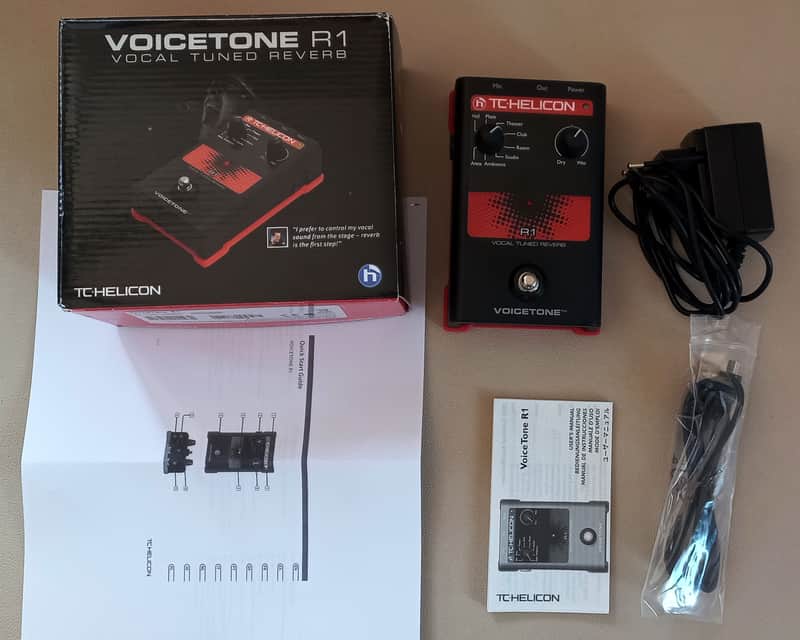 TC Helicon VoiceTone R1 + power supply, NEW firmware!!! image 1