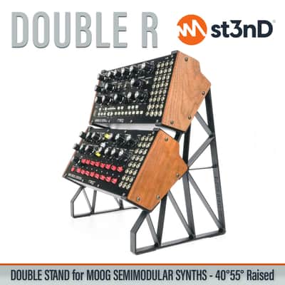 DOUBLE STAND for MOOG Semi-Modular Synths (40° and 55°) - Raised (by 75mm) image 9
