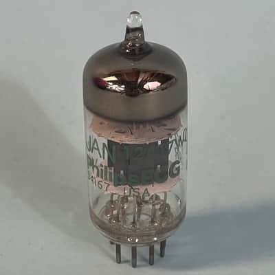 Vintage Philips ECH JAN 12AT7WC ECC81 Halo Getter Tube! T204 image 1