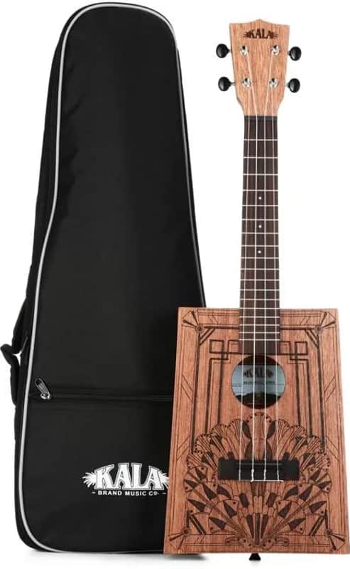Kala Cigar Box Art Deco Concert Uke image 1