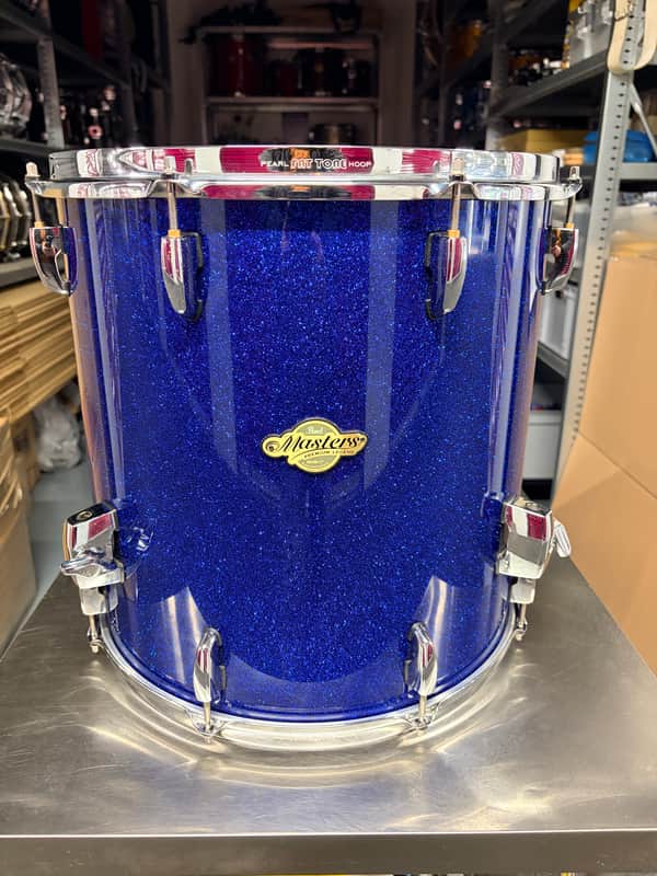 Pearl Masters premium legend MPL Floortom 16x16” 2012 - #Navy sparkle blue image 1