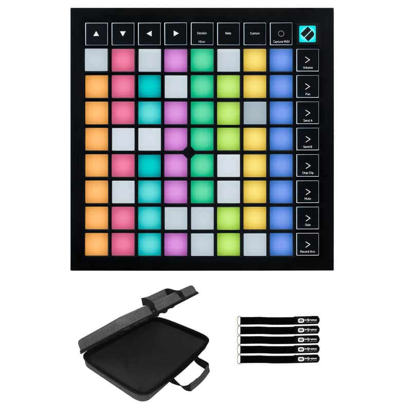 Novation Launchpad X Audio Recording Grid Controller for Ableton Live w Case image 1
