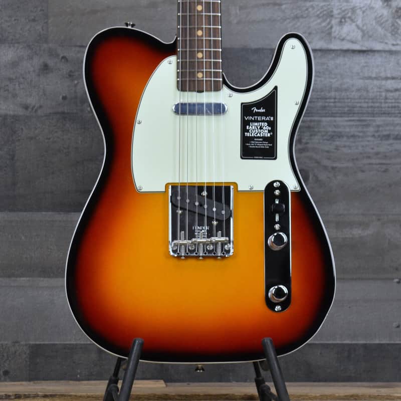 Fender Limited Edition Vintera III Early 60s Telecaster  Custom - 3-Color Sunburst with Gigbag image 1