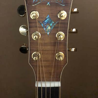 Washburn WJ55SCENS 2015 Jumbo Acoustic/Electric - Natural/Matte image 5