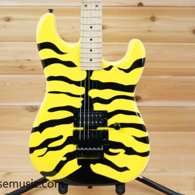 ESP LTD GL-200MT George Lynch Signature - Yellow with Tiger Graphic image 1