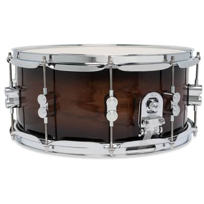 PDP Concept Maple Exotic 6.5x14 Snare Drum Walnut Charcoal Burst PDCMX6514SSWC image 2