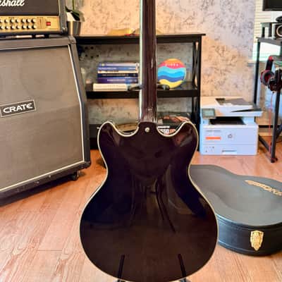 D’Angelico Excel DC – Charcoal Burst – Semi-Hollow – w/ Hard Case + Tags – Excellent image 6