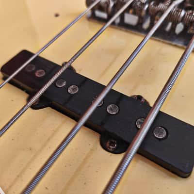 Fender Jazz Bass 1965 Refinish Olympic White ALL ORIGINAL PARTS image 8
