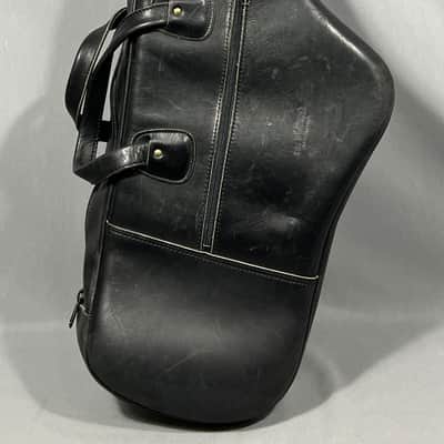 '80's Vintage Reunion Blues Leather Tenor Sax Gig Bag image 4