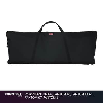 Gator Economy Keyboard Gig Bag for Roland FANTOM G6, FANTOM X6, FANTOM XA 61, FA