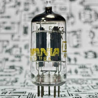 Sylvania 5963 (12AT7) Preamp Tube 1960s USA - Tested image 4