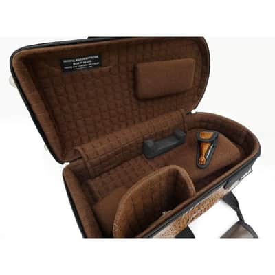 MB Marcus Bonna / MBCR (Crocodile-patterned leather) Case for Single Short Cornet image 2