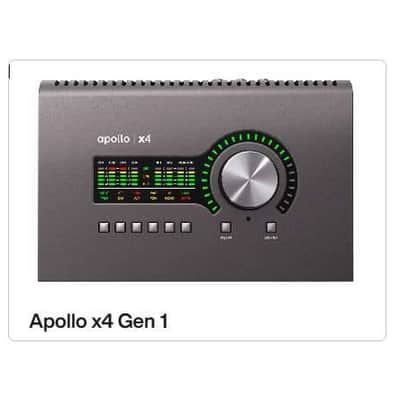 Universal Audio Apollo x4 QUAD Thunderbolt 3 Audio Interface 2019 - Present - Gray image 2