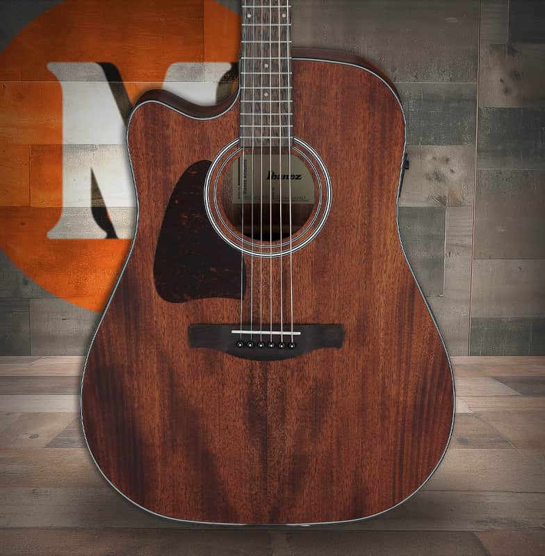 Ibanez AW54LCE Handed Electric Guitar Acoustic Left - Open Pore Natural (AW54LCEOPN) image 1