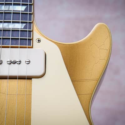 GIBSON USA Custom Shop Murphy Lab '56 Les Paul Standard Ultra Light Aged "Goldtop + Rosewood" (2023) image 8