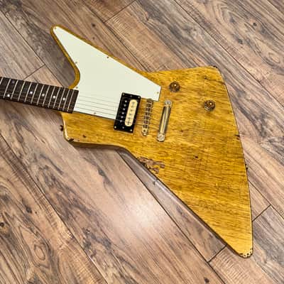 Carlino Nielsen Korina single humbucker EX #8 2019 - Korina relicd image 11