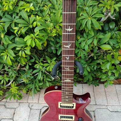PRS Singlecut Trem 10 Top Birds Black Cherry Pre-Lawsuit Model *UNPLAYED* 2003 image 8