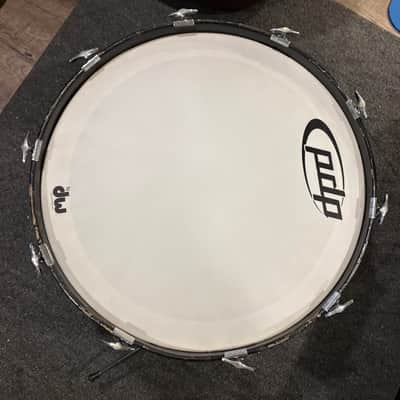 VINTAGE Slingerland 24x14 bass drum - White 5ply image 7