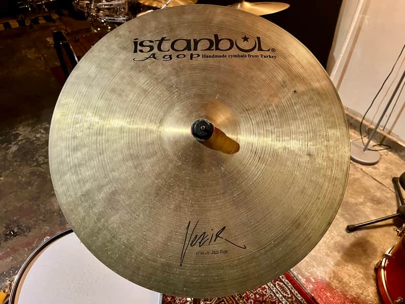 Istanbul Agop 21" Vezir Jazz Ride Cymbal (2321g) w/ Video Demo image 1