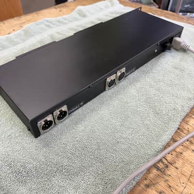 Pair of Neumann V476B Microphone Preamplifiers with Power Supply mounted in rack image 4