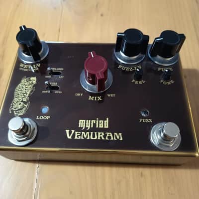 Vemuram Myriad "Big Box" Wet / Dry Fuzz 2020 - Brass image 6