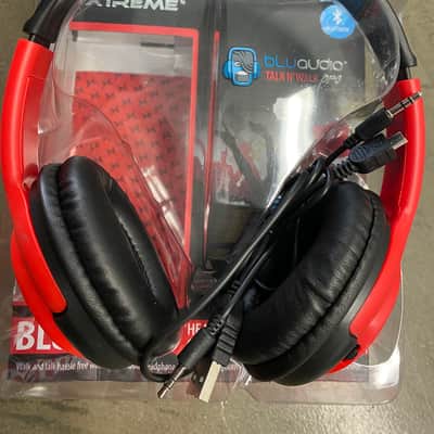 Blu Audio Xtreme - Bluetooth Headphones with Microphone - Red or green image 2
