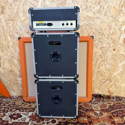 Vintage 1987 Marshall 25/50 Silver Jubilee Mini Amplifier Guitar Stack *1980s* image 8