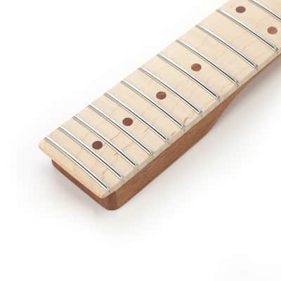 [Matte Finish] 22-Fret Guitar Neck Suit for TL Style Guitar - Maple Fretboard, Mahogany Neck & Peach Wood Tube (With Back Line),price include the import duty for US buyer image 5
