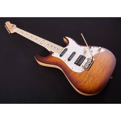 Michael Kelly Mod Shop 1967 Double Duncan Aged Cherryburst Electric Guitar image 2