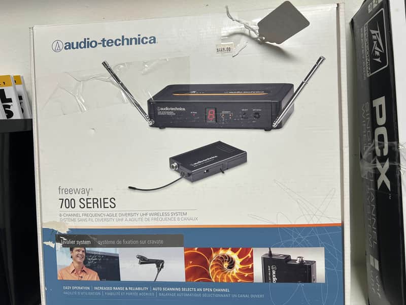Audio-Technica 700 Series Freeway Wireless Lav Microphone Kit. image 1
