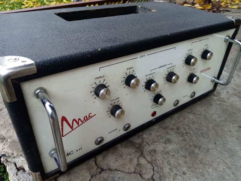Vintage Italian Tube Amp Mac 4c A52 Reverb 60s,70s image 1