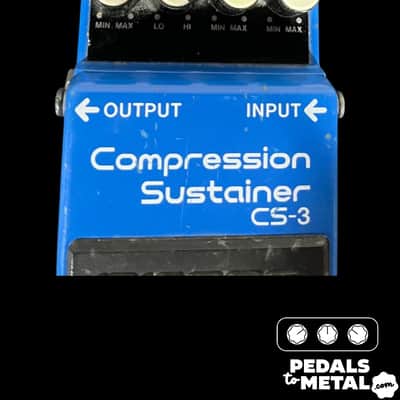 Boss CS-3 Compression Sustainer (Black Label) 1992 - 1997 - Blue  X13189 image 2