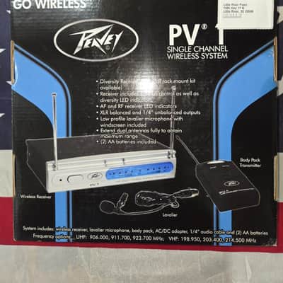 Peavey PV-1 U1 BL Wireless System image 2