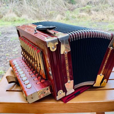 Bon Temps Cajun Accordion - Key of C - Built by Antoine Falcon - Rare image 8