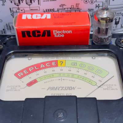 RCA 6201 (GE Made) 12AT7WA 5x Tubes - 1979 NOS Factory Matched Set - Military Spec ECC81 image 14