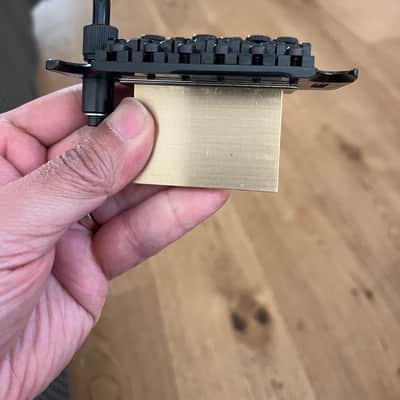 Floyd Rose Original  Black Made in Germany with 34mm Brass Block R3 nut image 6