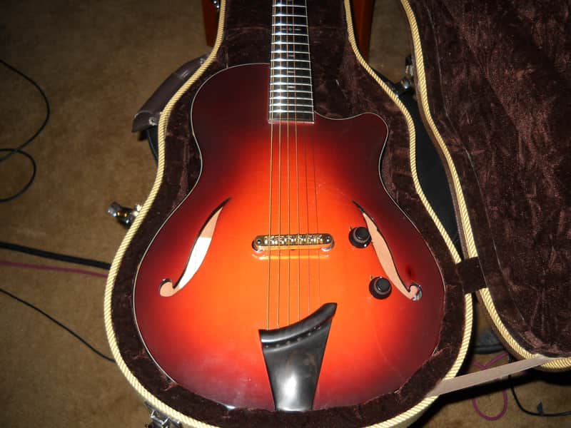 CP Thornton  Professional Acoustic II 2012 Amber Burst (handmade and custom ordered) image 1