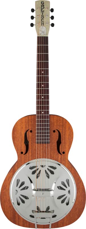Gretsch 2715013521 G9200 Box Car Round Neck Resonator, Natural image 1
