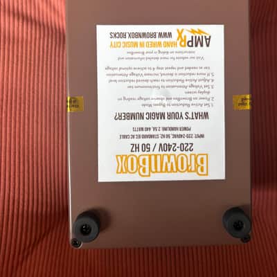 AmpRx BrownBox Tube Amplifier Input Voltage Attenuator 2010s - Brown image 5