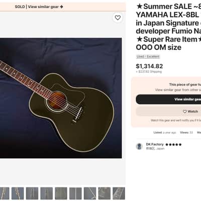 Yamaha LEX-8BL *2ND EVER MADE* Made in Japan - Black image 10