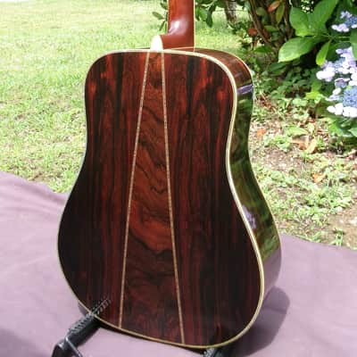 K Yairi YW-1000 Hand Crafted Jacaranda B. Rosewood, Japan Vintage 1981 with Super Low Action image 9