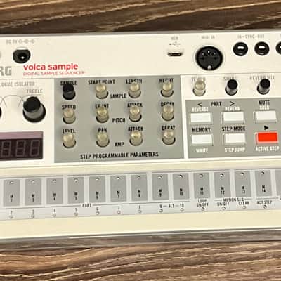 Korg Volca Sample 2 Digital Sample Sequencer 2020 White