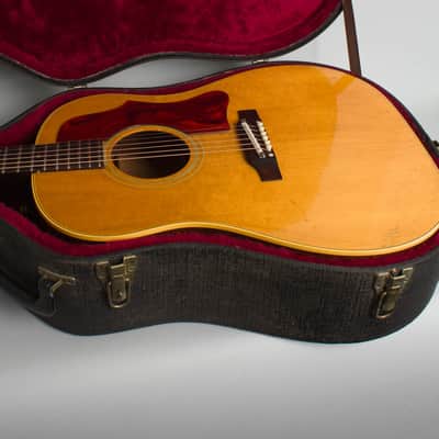 Gibson  J-50 Adj. Flat Top Acoustic Guitar (1965), ser. #364820, black tolex hard shell case. image 12