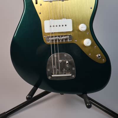 Brown Bear Guitars Jazzmaster British Racing green with Descendant bridge/vibrato image 2