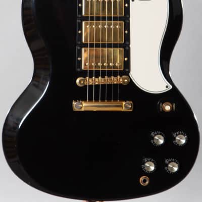 2006 Gibson Custom Shop SG Custom – 3-Pickup Black Beauty, Ebony Board, w/ OHSC & COA image 3