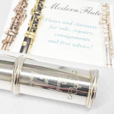 Handmade Pearl Dolce Semi-Pro Flute Offset G Split E B Foot Handcut PH-7 Sterling Headjoint image 10
