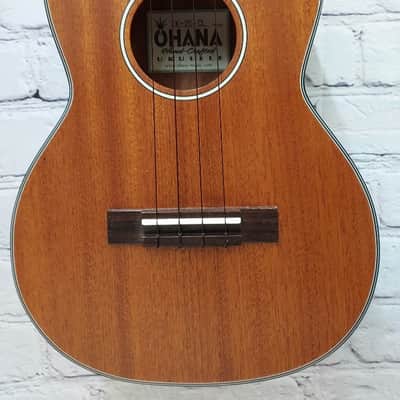 Ohana Model TK-25CL Cynthia Lin Signature Tenor Size Ukulele with Gig Bag - Blem image 2
