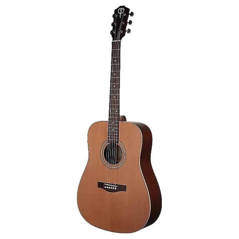 Teton STS105NT-L Cedar/Mahogany Dreadnought (Left-Handed) Natural image 1
